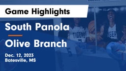 South Panola  vs Olive Branch  Game Highlights - Dec. 12, 2023