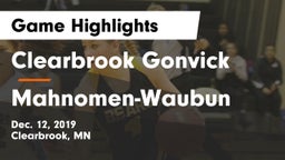 Clearbrook Gonvick  vs Mahnomen-Waubun  Game Highlights - Dec. 12, 2019
