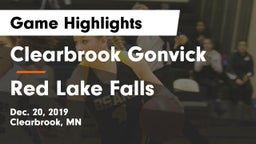 Clearbrook Gonvick  vs Red Lake Falls Game Highlights - Dec. 20, 2019