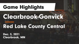 Clearbrook-Gonvick  vs Red Lake County Central Game Highlights - Dec. 3, 2021