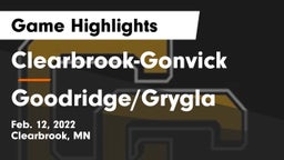 Clearbrook-Gonvick  vs Goodridge/Grygla  Game Highlights - Feb. 12, 2022