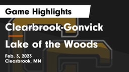 Clearbrook-Gonvick  vs Lake of the Woods  Game Highlights - Feb. 3, 2023