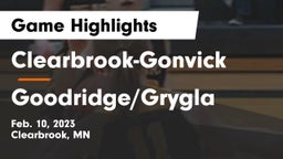 Clearbrook-Gonvick  vs Goodridge/Grygla  Game Highlights - Feb. 10, 2023