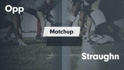 Matchup: Opp vs. Straughn 2016