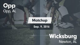 Matchup: Opp vs. Wicksburg  2016