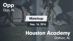 Matchup: Opp vs. Houston Academy  2016