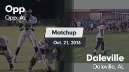 Matchup: Opp vs. Daleville  2016