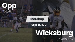 Matchup: Opp vs. Wicksburg  2017