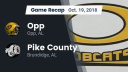 Recap: Opp  vs. Pike County  2018
