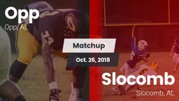 Matchup: Opp vs. Slocomb  2018