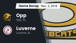 Recap: Opp  vs. Luverne  2018