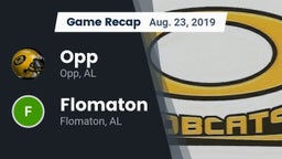 Recap: Opp  vs. Flomaton  2019