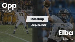 Matchup: Opp vs. Elba  2019