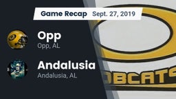Recap: Opp  vs. Andalusia  2019
