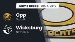 Recap: Opp  vs. Wicksburg  2019