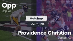 Matchup: Opp vs. Providence Christian  2019