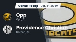 Recap: Opp  vs. Providence Christian  2019