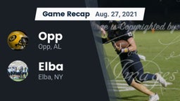 Recap: Opp  vs. Elba  2021