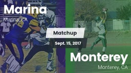 Matchup: Marina vs. Monterey  2017