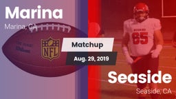 Matchup: Marina vs. Seaside  2019