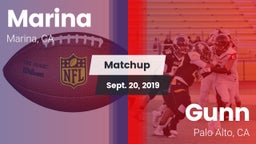 Matchup: Marina vs. Gunn  2019