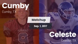 Matchup: Cumby vs. Celeste  2017