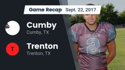 Recap: Cumby  vs. Trenton  2017