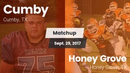 Matchup: Cumby vs. Honey Grove  2017
