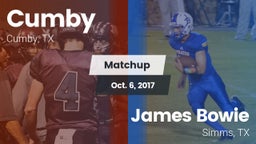 Matchup: Cumby vs. James Bowie  2017