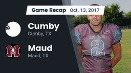 Recap: Cumby  vs. Maud  2017