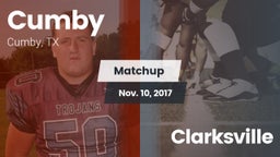 Matchup: Cumby vs. Clarksville 2017