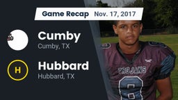 Recap: Cumby  vs. Hubbard  2017