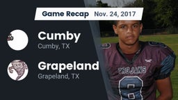 Recap: Cumby  vs. Grapeland  2017