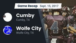 Recap: Cumby  vs. Wolfe City  2017