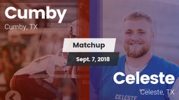 Matchup: Cumby vs. Celeste  2018