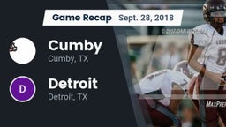 Recap: Cumby  vs. Detroit  2018