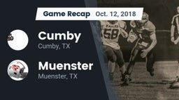 Recap: Cumby  vs. Muenster  2018