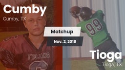 Matchup: Cumby vs. Tioga  2018