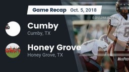Recap: Cumby  vs. Honey Grove  2018