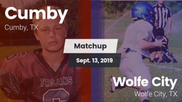 Matchup: Cumby vs. Wolfe City  2019