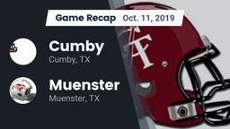 Recap: Cumby  vs. Muenster  2019