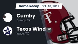 Recap: Cumby  vs. Texas Wind 2019