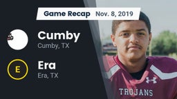 Recap: Cumby  vs. Era  2019