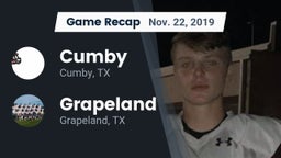 Recap: Cumby  vs. Grapeland  2019
