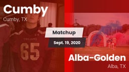 Matchup: Cumby vs. Alba-Golden  2020