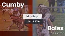 Matchup: Cumby vs. Boles  2020