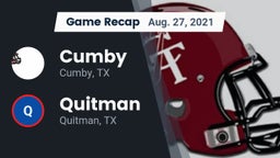 Recap: Cumby  vs. Quitman  2021