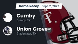 Recap: Cumby  vs. Union Grove  2022