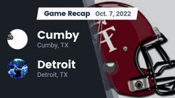 Recap: Cumby  vs. Detroit  2022