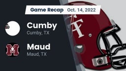 Recap: Cumby  vs. Maud  2022